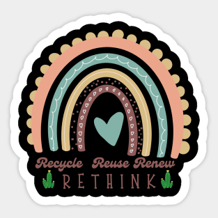 Upcycling Reuse Renew Rethink Sticker